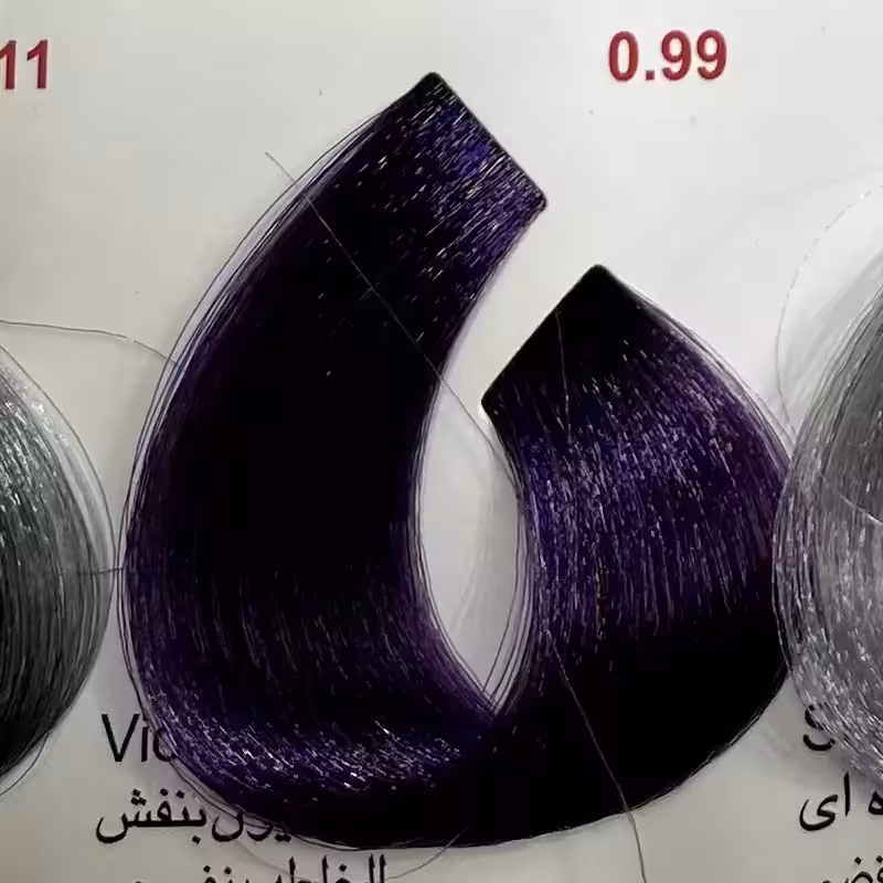 واریاسیون بنفش0.99،رنگ مو کم آمونیاک پیلون و یک عدد اکسیدان | amazonchi