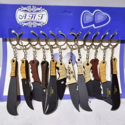 جاکلیدی زنجان دسته چوبی بزرگ