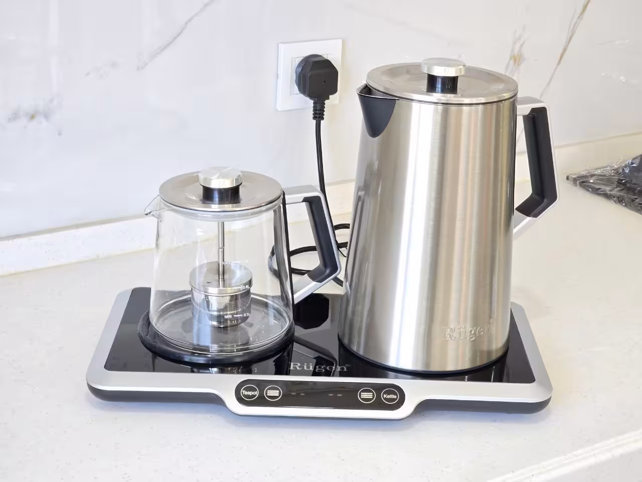 چای ساز بغل هم روگن مدل Ru-1525