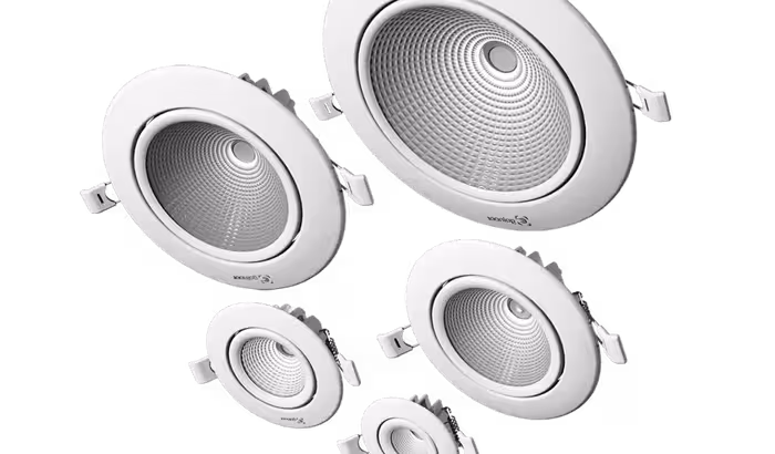 چراغ توکار فضای بسته گارنت 120 برند گلنور