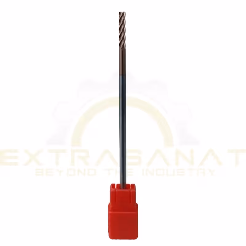 فرز انگشتی الماس 3x3Dx100L-4F HRC55 برند Max Power