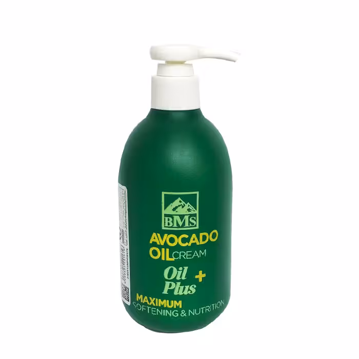 کرم مرطوب کننده پمپی بی ام اس حاوی روغن آووکادو حجم 300 میلی لیتر