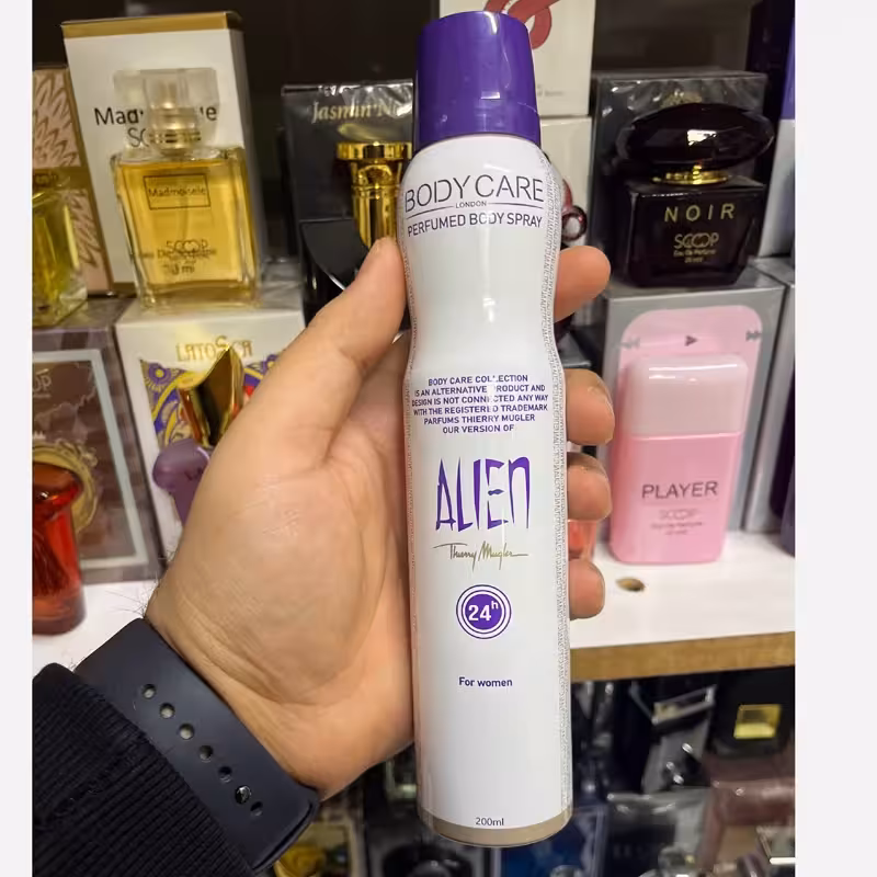 اسپری بدن زنانه بادی کر آلین ALIEN حجم 200 میلی لیتر | amazonchi