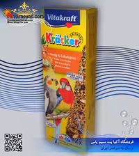 تشویقی کراکر طوطی با عسل و اوکالیپتوس 180 گرم ویتاکرافت