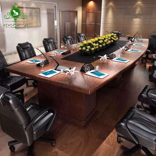 میز کنفرانس دوازده نفره مدل سبلان