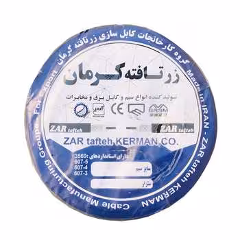کابل برق مفتول(خشک)  2 در 4 زرتافته کرمان