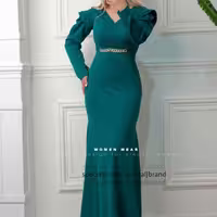ماکسی مجلسی آیه. پوشیده و بسیار شیک جنس کرپ غواصی قد 155