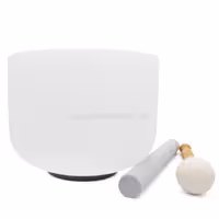 ست کاسه تبتی آوازخوان کریستال کوارتز قطر دهانه 20 سانتی متر کد 102