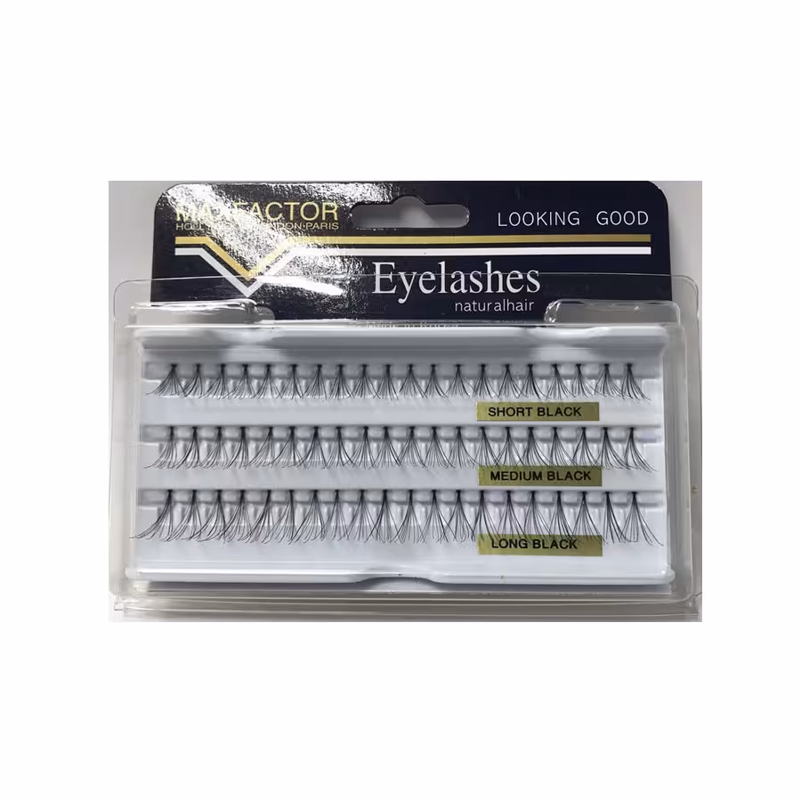 مژه مصنوعی در سه سایز بدون گره مکس فاکتور Maxfactor