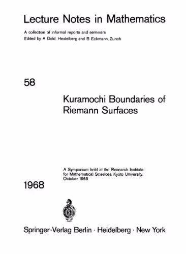 خرید و دانلود نسخه کامل کتاب Kuramochi Boundaries of Riemann Surfaces