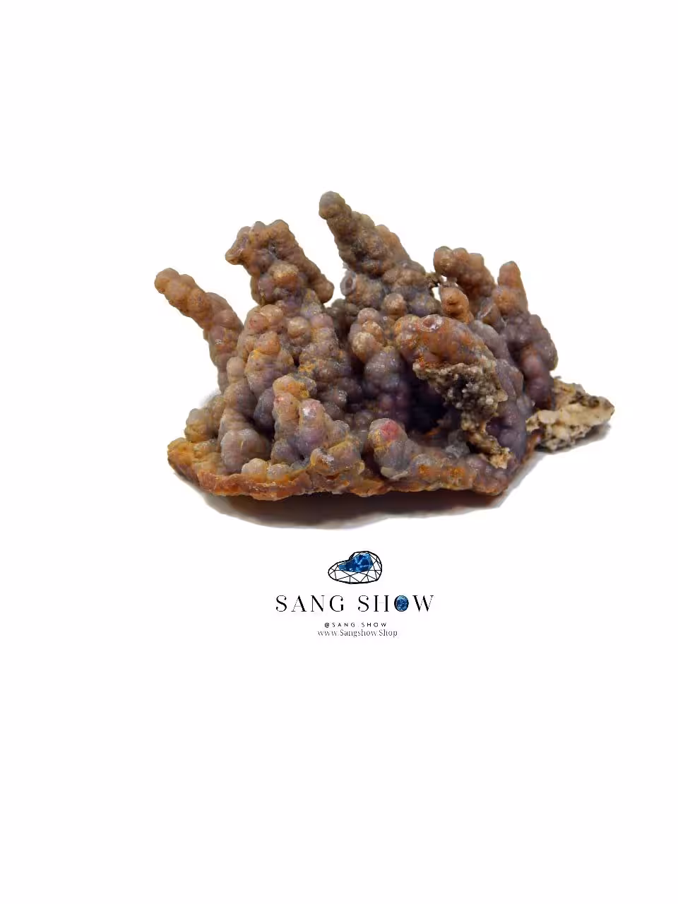 سنگ عقیق انگوری بنفش کلاس جهانی نمونه استثنایی و اصل و معدنی S1353