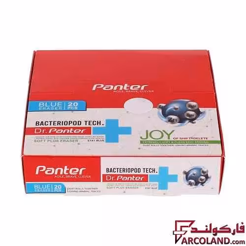 پاک کن پنتر مدل Soft Plus Eraser کد E141 بسته 20 عددی