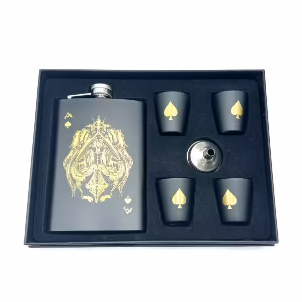 ست قمقمه جیبی 4 شات آس پیک 270cc کد A530389