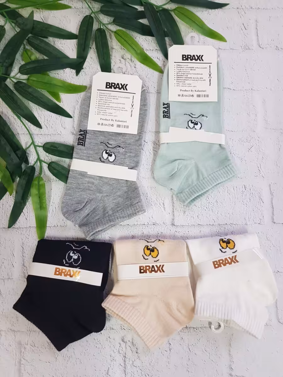 جوراب مچی کاراکتر دوچشم ناراحت کد n-1432