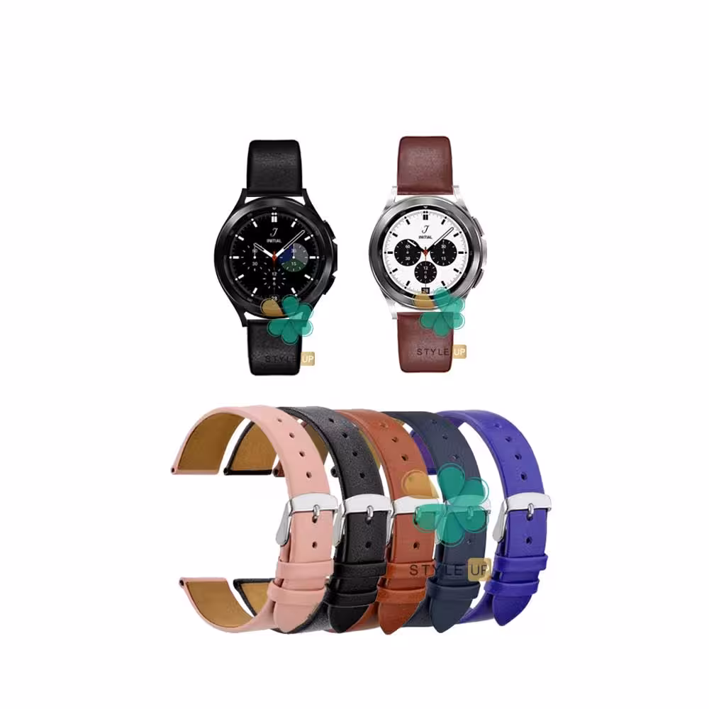 بند ساعت سامسونگ Samsung Galaxy Watch 4 Classic مدل Fancy Leather