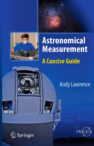 خرید و دانلود نسخه کامل کتاب Astronomical Measurement: A Concise Guide