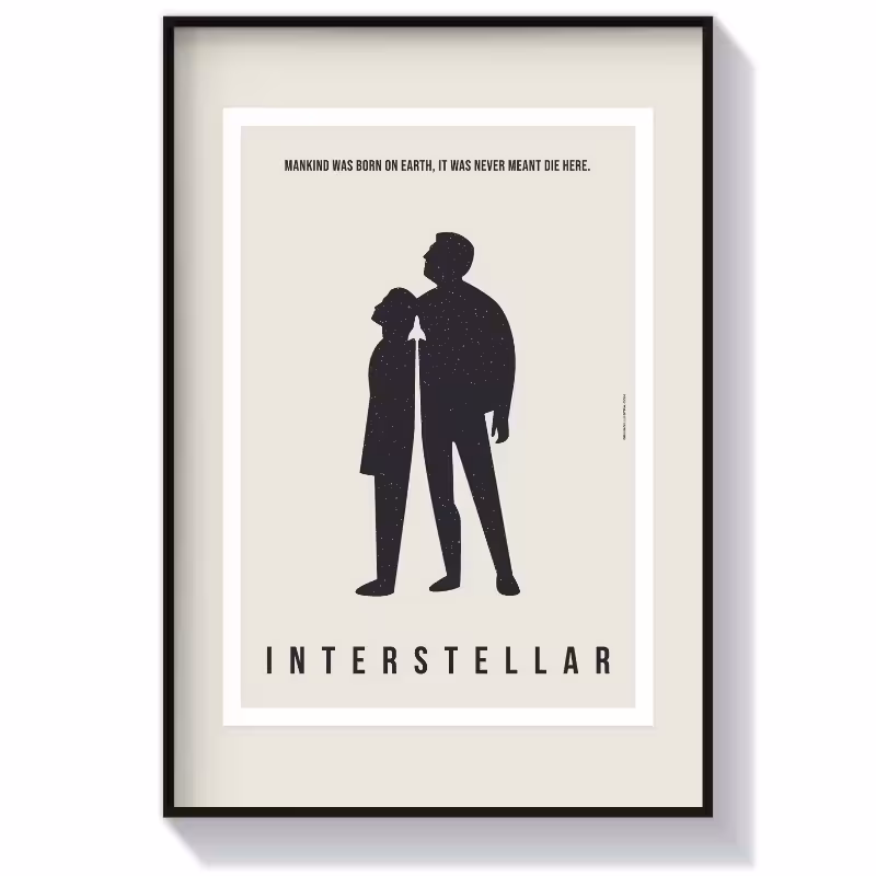 تابلو و پوستر سینمایی طرح فیلم Interstellar