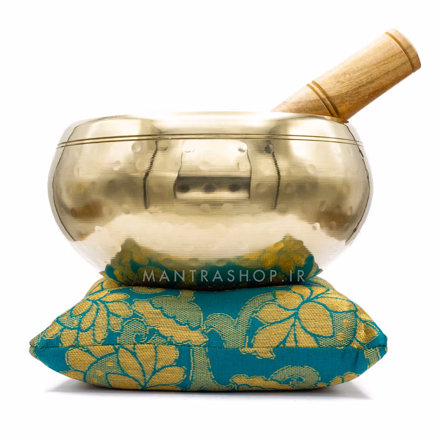 ست کاسه تبتی طلایی چکش کاری شده ( Class A) – قطر دهانه 14 سانتی متر