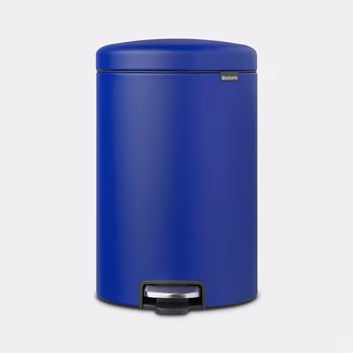 سطل زباله 20 لیتر آبی کاربنی برابانتیا | Brabantia NEWICON PEDAL BIN