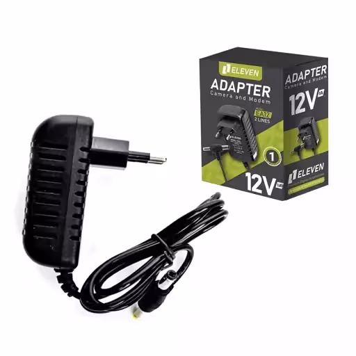 آداپتور مودم الون مدل EA12  با ولتاژ 12 ولت 1 آمپر (دوسر)