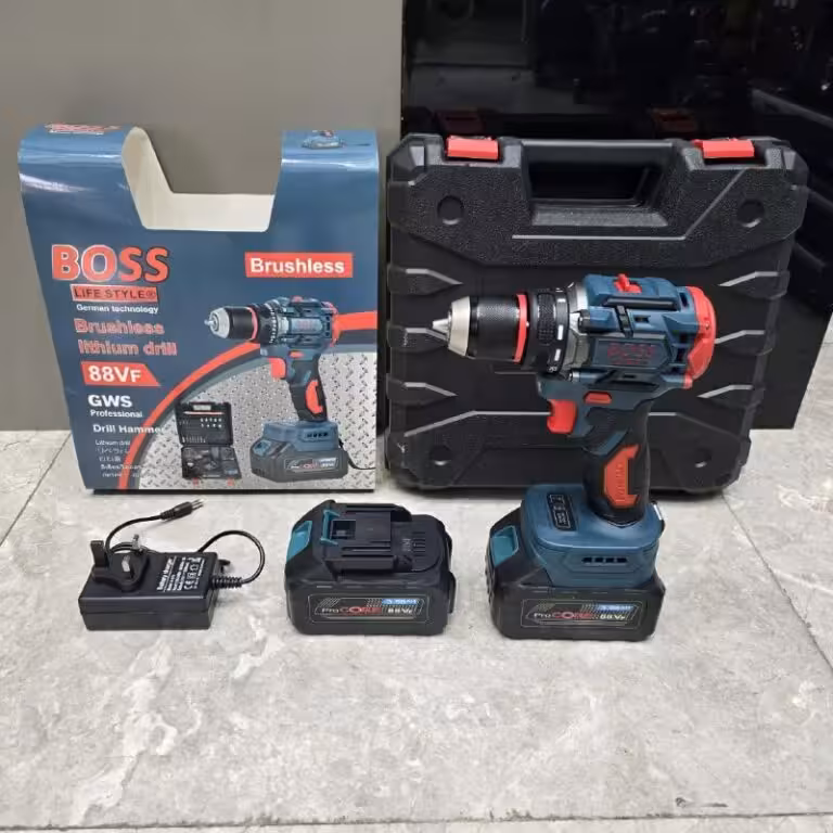 دریل شارژی 88 ولت براشلس باس مدل 88Vf