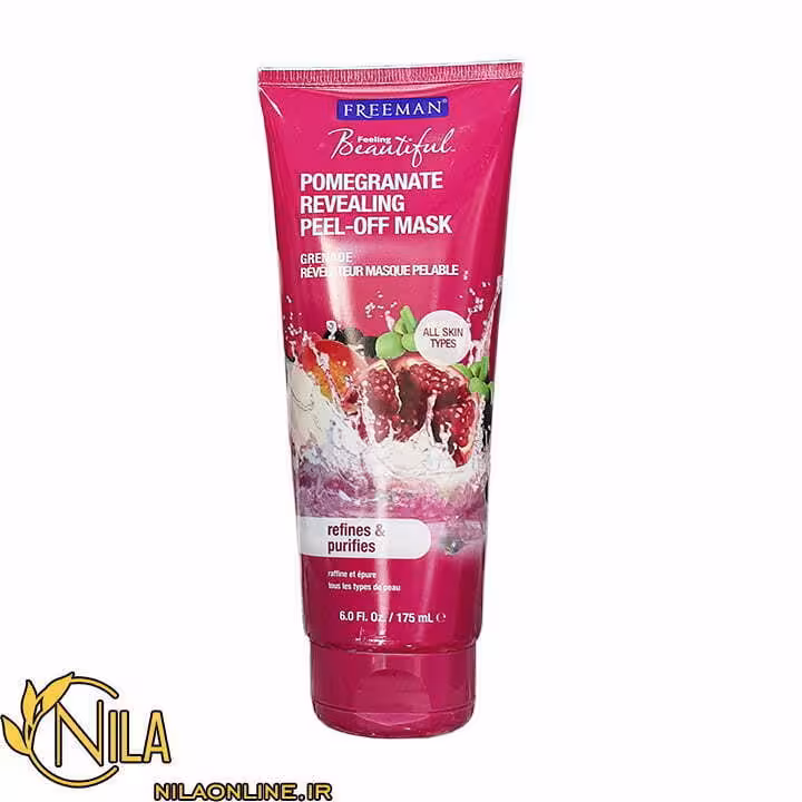 ماسک صورت فریمن Freeman مدل ورقه‌ای انار Pomegranate حجم 175 میلی‌لیتر