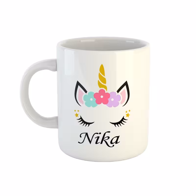 خرید ماگ-لیوان اسم نیکا unicorn کد 109