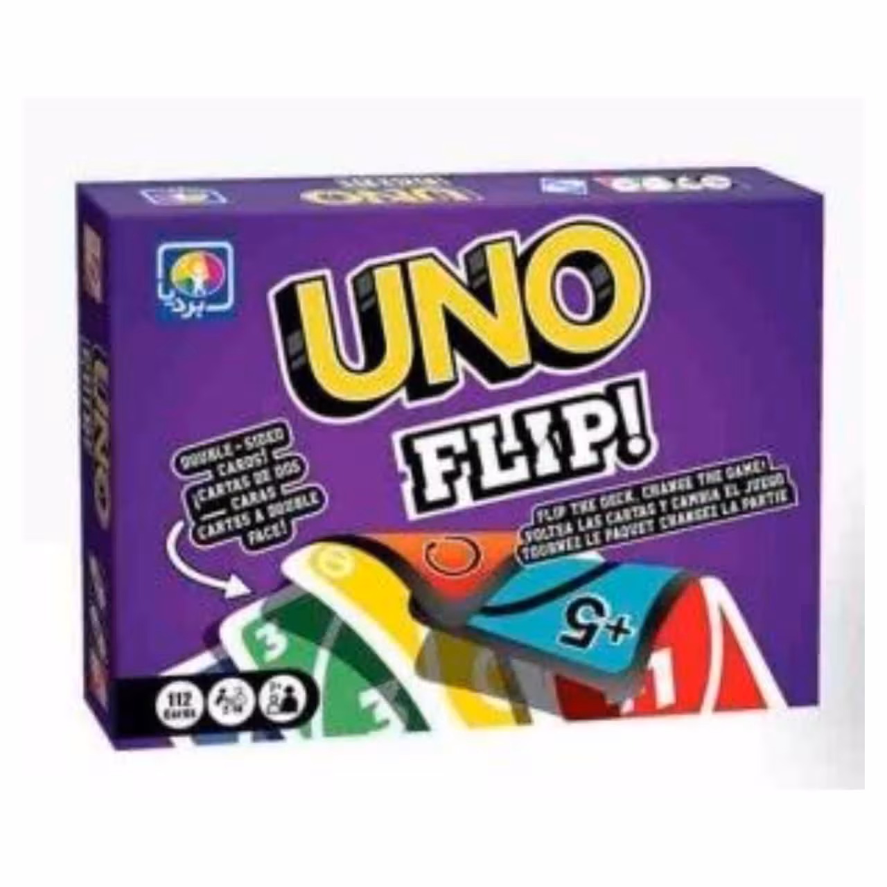 ☆بازی اونو فیلیپ 112 کارتی FLIP کد 4008 بردیا (نو، قسطی، با تخفیف)