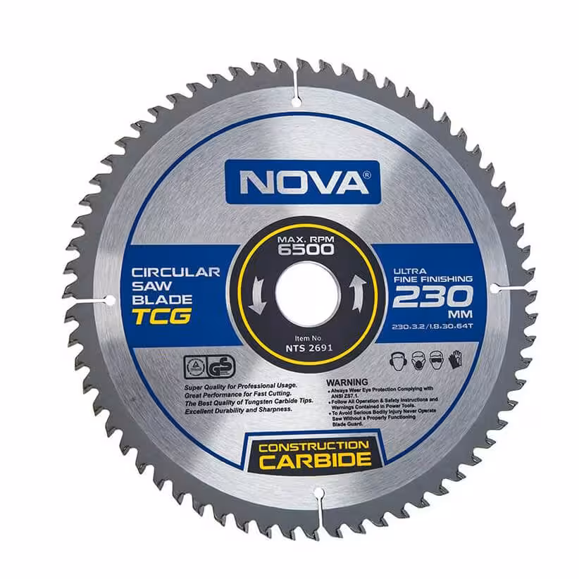 تیغ اره الماسه MDF بر 64*230نووا مدل NTS-2691