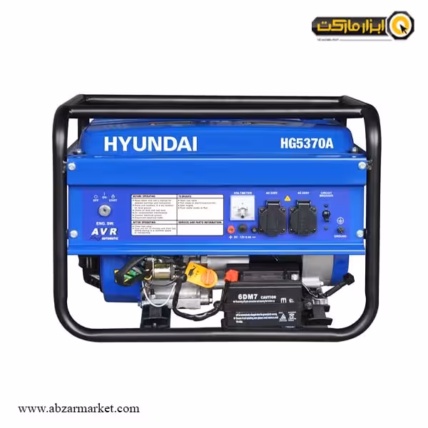 موتور برق هیوندای 3 کیلو وات مدل HG5370A