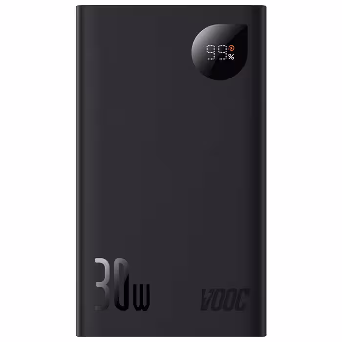 پاوربانک بیسوس 30W مدل PPAD050101 Adaman2 Digital Display با ظرفیت 20000 میلی آمپر ساعت