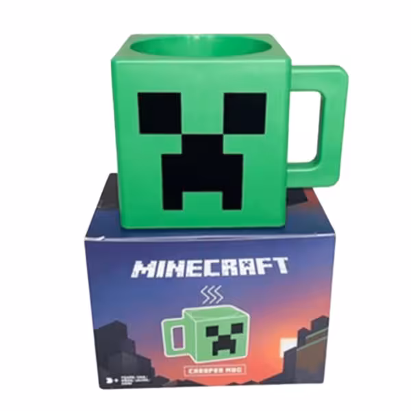ماگ پلاستیکی ماینکرافت مدل Creeper
