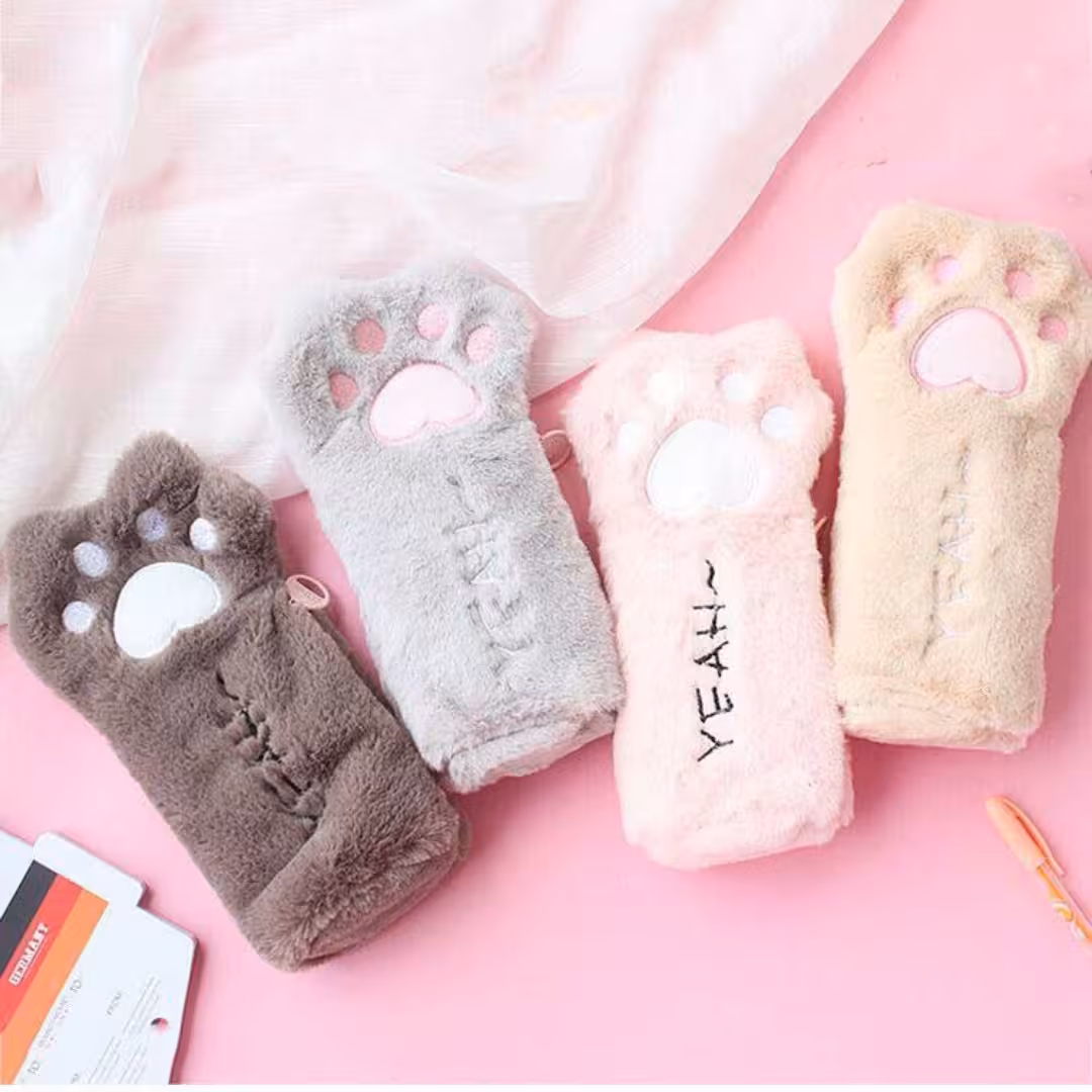 جا مدادی تک زیپ پولیشی طرح پنجه شیر در 4 رنگ مختلف 