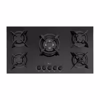 اجاق گاز صفحه ای شیشه ای بیمکث مدل MG 5080 مشکی