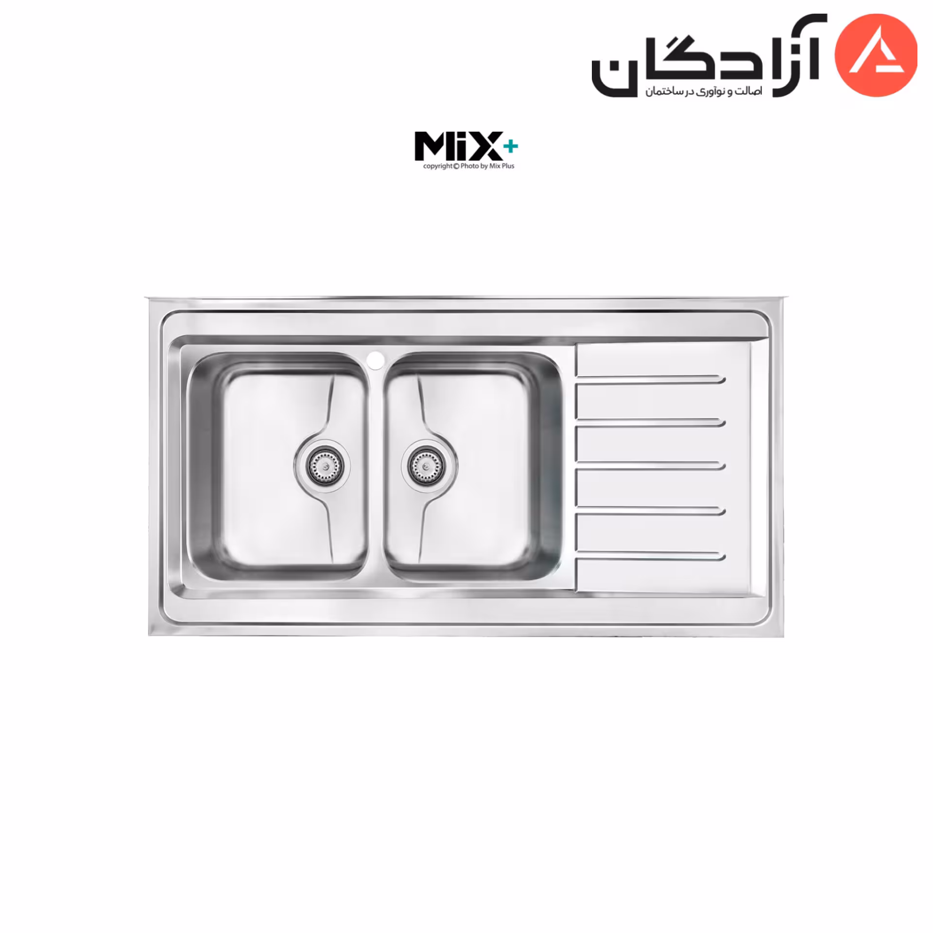 سینک فانتزی روکار میکس پلاس مدل 9072P