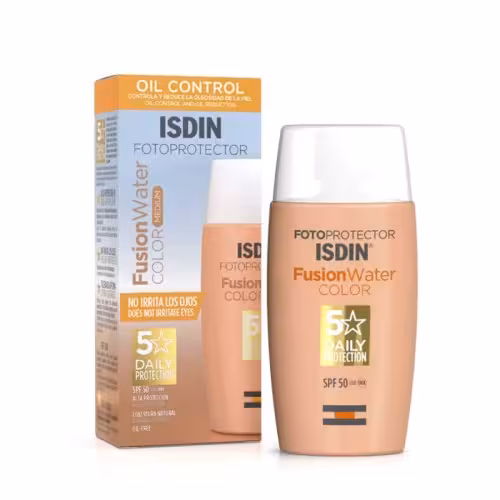 کرم ضد آفتاب رنگی ایزدین رنگ متوسط حاوی SPF50 حجم 50 میل