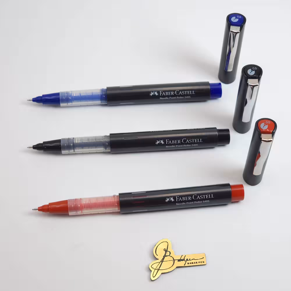 فابرکاستل روان نویس نیدل پوینت سوزنی FABER-CASTELL Needle point roller