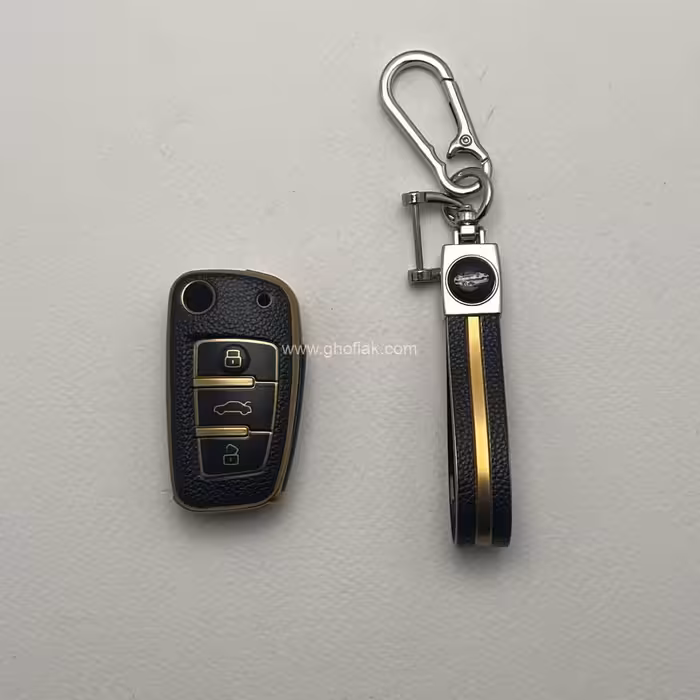 کاور ریموت چری ام وی ام ایکس 22 – ایکس 33 و جک جی 4 تاشو طرح چرم با بند ست