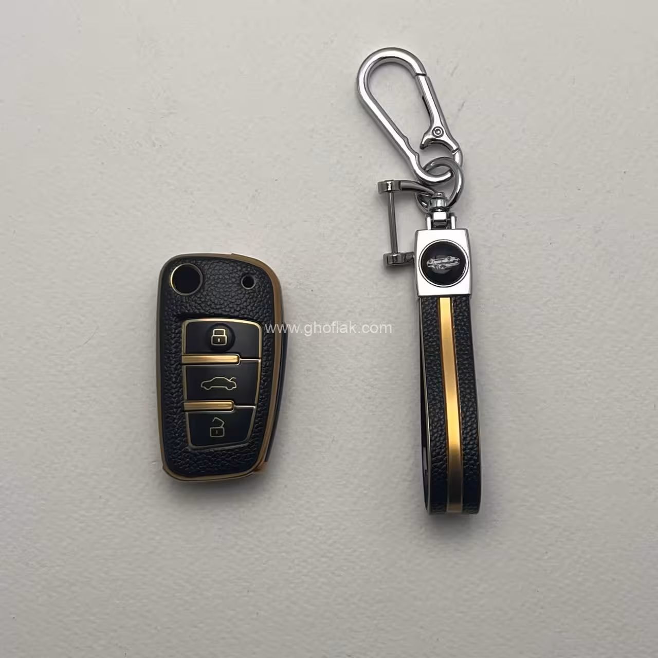 کاور ریموت چری ام وی ام ایکس 22 – ایکس 33 و جک جی 4 تاشو طرح چرم با بند ست