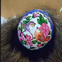 تخم شترمرغ گل مرغ محمدی (پس کرایه)