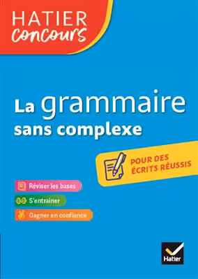 دانلود کتاب Hatier concours - La grammaire sans complexe
