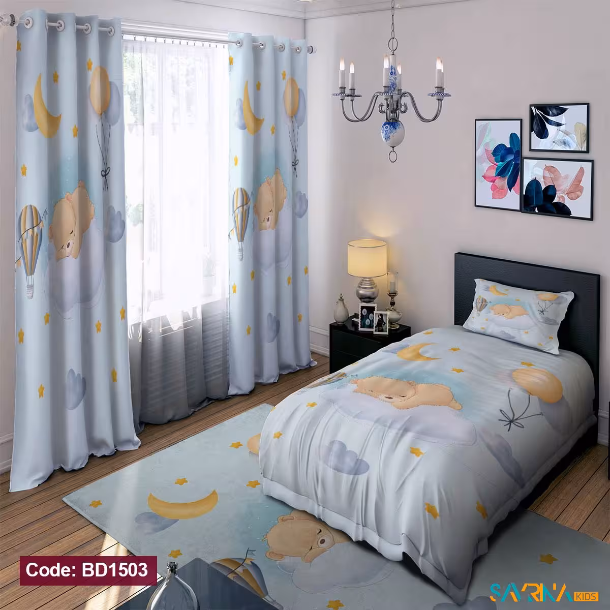 ست اتاق خواب طرح خرس کوچولو کد BD1503