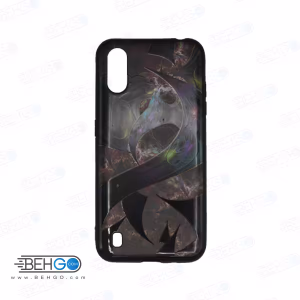 قاب A01 کاور سامسونگ A01 قاب فانتزی گوشی سامسونگ A 01 با عکس بنفش،مشکی طرح 9 محافظ مناسب ا01 گوشی موبایل سامسونگ New Purple and Black Case For Samsung A01