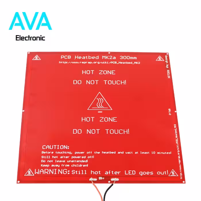 هیت بد تمام آلومینیومی MK2B اسمبل شده ویژه پرینترهای سه بعدی