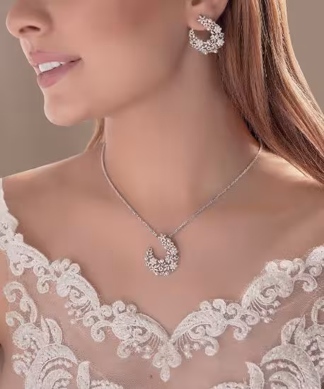 💍نیم ست جواهری مرواریدی  ‌‌(N_4056)