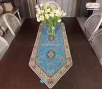 رومیزی رانر ترمه ابریشمی صفائی کد 79