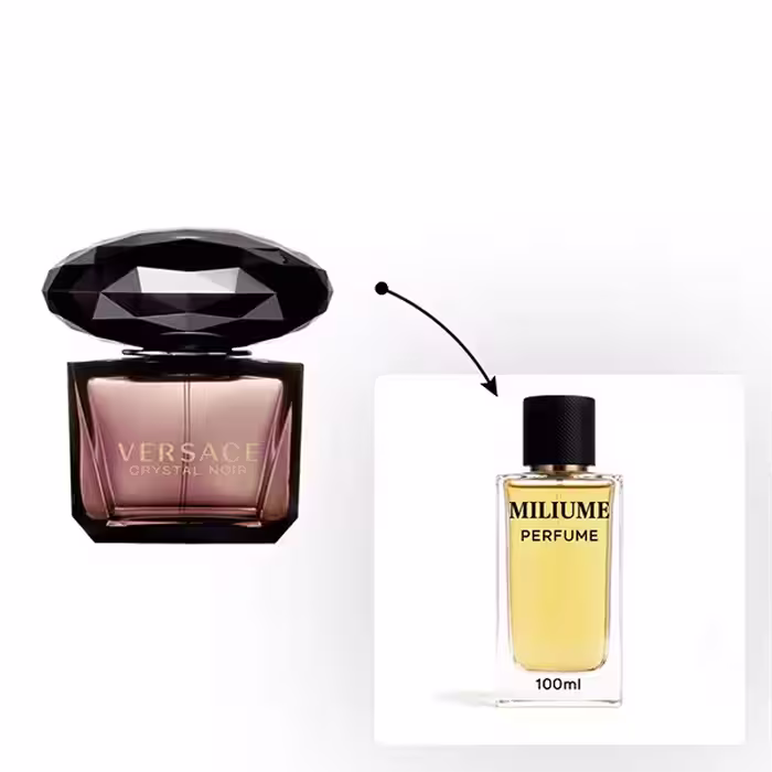 اسانس عطر Versace Crystal Noir 90 برند Givaudan - کد 2434 - ورساچه کریستال نویر 100ML - میلیوم پرفیوم