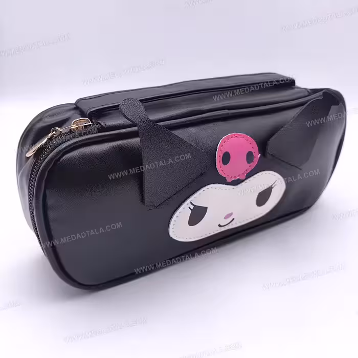 جامدادی چرمی دسته دار کرومی