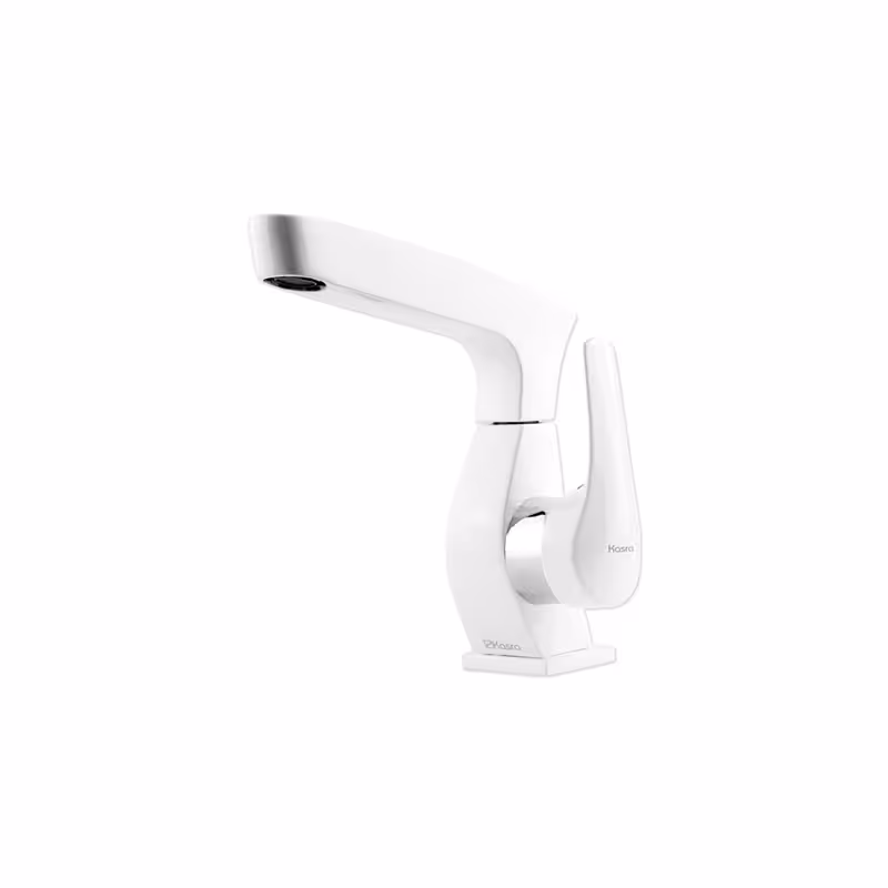 شیر روشویی متحرک کسری مدل سزار سفید