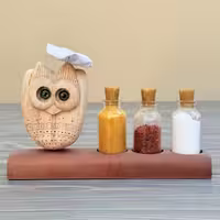 جا ادویه ای جغد طرح دو